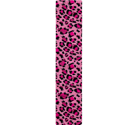 Pink Leopard Print Table Runner