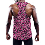 Pink Leopard Print Training Tank Top