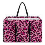 Pink Leopard Print Utility Tote Bag