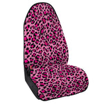 Pink Leopard Print Waterproof Car Seat Cover