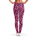 Pink Leopard Print Women's Leggings