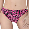 Pink Leopard Print Women's Thong