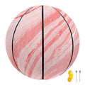 Pink Liquid Marble Print Basketball