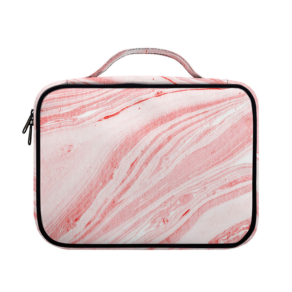 Pink Liquid Marble Print Briefcase Bible Bag