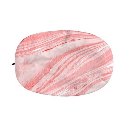 Pink Liquid Marble Print Car Side Mirror Covers