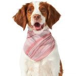 Pink Liquid Marble Print Dog Bandana