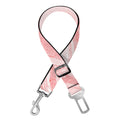 Pink Liquid Marble Print Dog Seat Belt