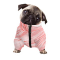 Pink Liquid Marble Print Dog Zip Up Jacket