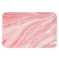 Pink Liquid Marble Print Indoor Door Mat