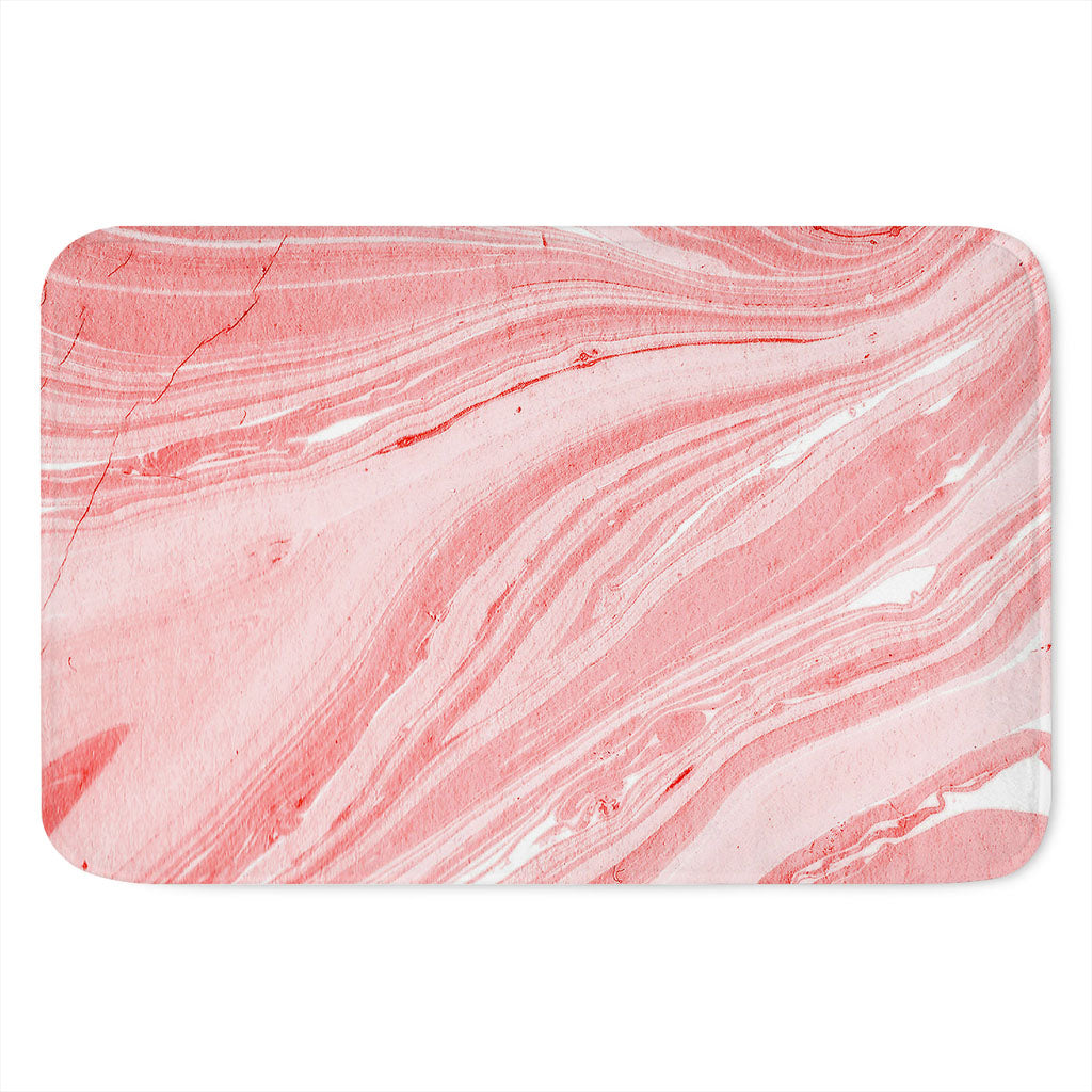 Pink Liquid Marble Print Indoor Door Mat