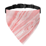Pink Liquid Marble Print Over The Collar Dog Bandana