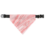 Pink Liquid Marble Print Over The Collar Dog Bandana