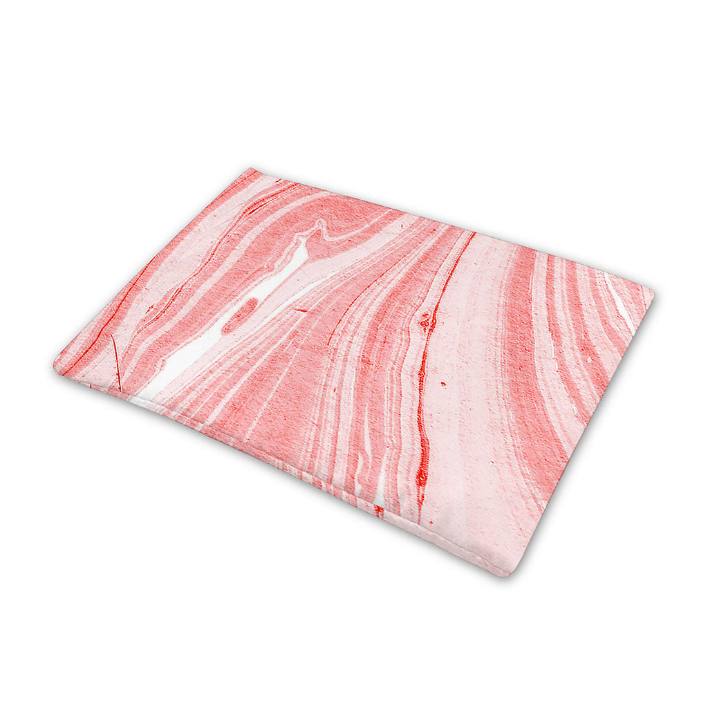 Pink Liquid Marble Print Pet Cooling Mat Cover