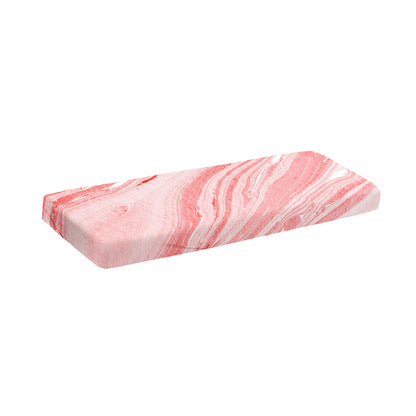 Pink Liquid Marble Print Piano Keyboard Cover
