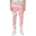 Pink Liquid Marble Print Joggers