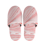 Pink Liquid Marble Print Slippers