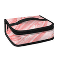 Pink Liquid Marble Print Small Lunch Bag