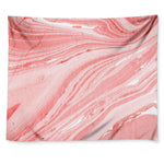 Pink Liquid Marble Print Tapestry