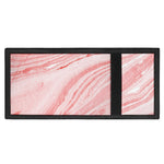 Pink Liquid Marble Print Trifold Wallet