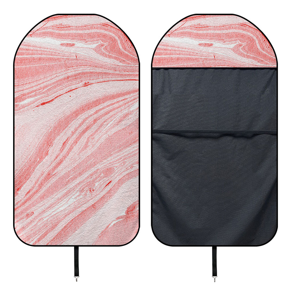 Pink Liquid Marble Print Waterproof Car Seat Cover
