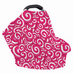 Pink Lollipop Candy Pattern Print Baby Seat Cover