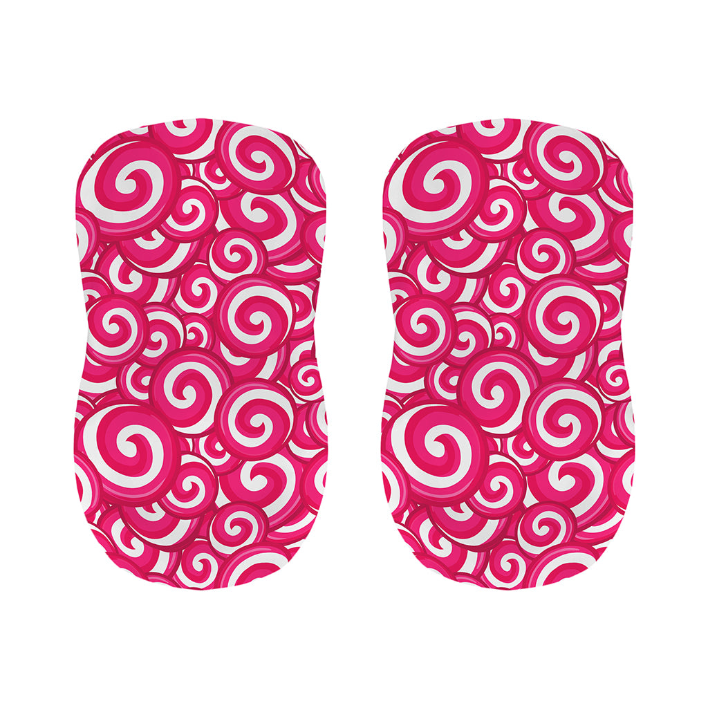Pink Lollipop Candy Pattern Print Bar Stool Covers