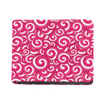 Pink Lollipop Candy Pattern Print Bifold Wallet