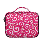 Pink Lollipop Candy Pattern Print Briefcase Bible Bag