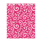 Pink Lollipop Candy Pattern Print Curtain