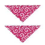 Pink Lollipop Candy Pattern Print Dog Bandana