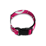 Pink Lollipop Candy Pattern Print Dog Collar