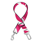 Pink Lollipop Candy Pattern Print Dog Seat Belt