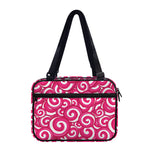 Pink Lollipop Candy Pattern Print Double Strap Bible Bag