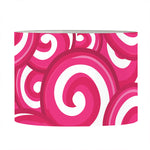 Pink Lollipop Candy Pattern Print Drum Lamp Shade