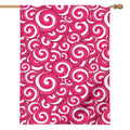 Pink Lollipop Candy Pattern Print House Flag