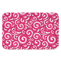 Pink Lollipop Candy Pattern Print Indoor Door Mat