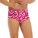 Pink Lollipop Candy Pattern Print Men's Briefs