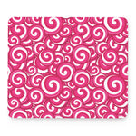Pink Lollipop Candy Pattern Print Mouse Pad