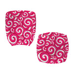 Pink Lollipop Candy Pattern Print Office Chair Cover