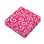 Pink Lollipop Candy Pattern Print Outdoor Seat Cushion Cover