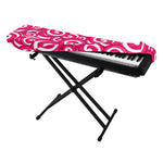 Pink Lollipop Candy Pattern Print Piano Keyboard Cover