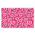 Pink Lollipop Candy Pattern Print Polyester Doormat