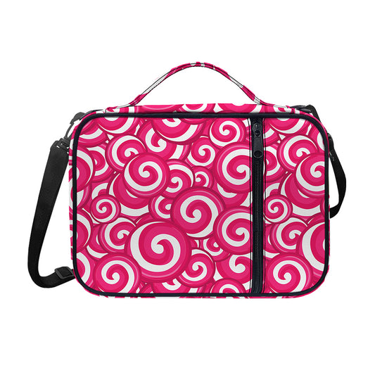 Pink Lollipop Candy Pattern Print Shoulder Strap Bible Bag