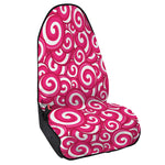 Pink Lollipop Candy Pattern Print Waterproof Car Seat Cover