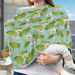 Pink Lotus Pattern Print Baby Seat Cover