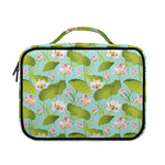Pink Lotus Pattern Print Briefcase Bible Bag