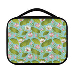 Pink Lotus Pattern Print Classic Bible Case