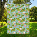 Pink Lotus Pattern Print Garden Flag