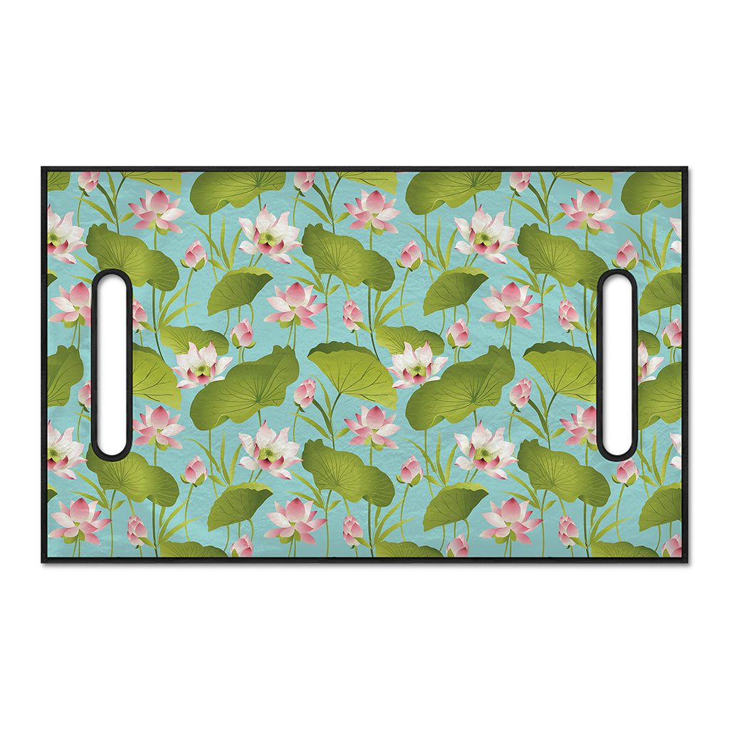 Pink Lotus Pattern Print Golf Cart Seat Cover