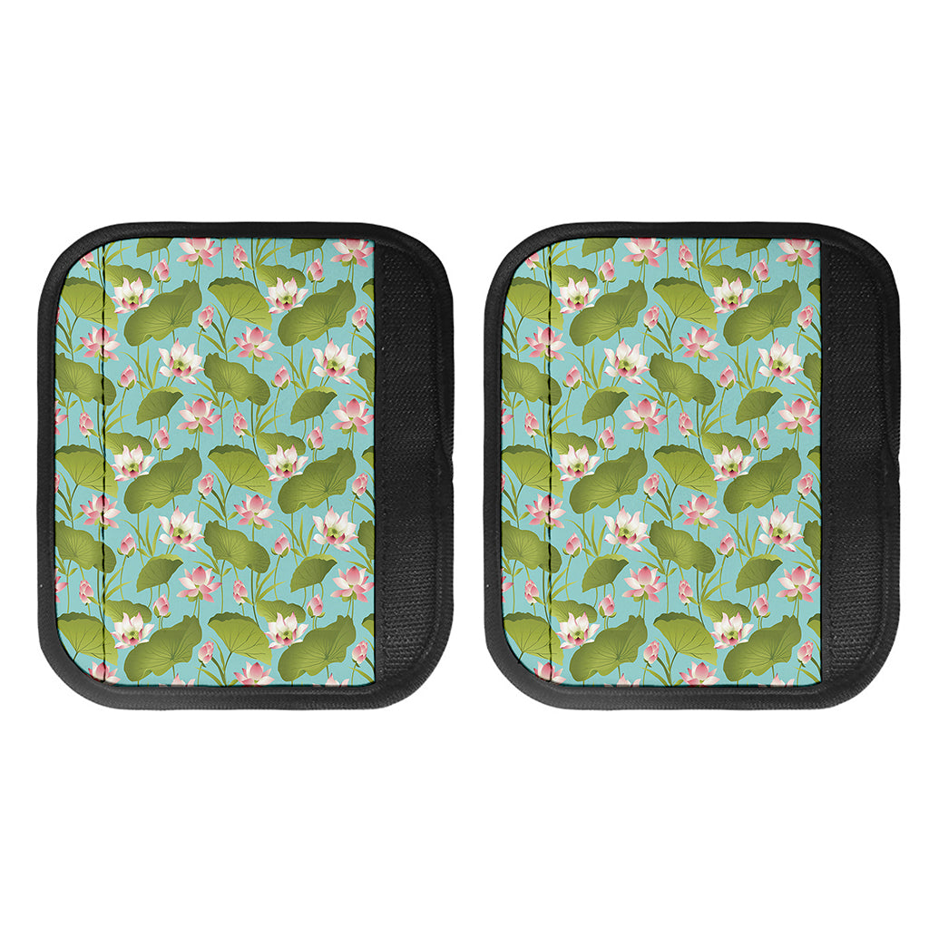Pink Lotus Pattern Print Handle Covers